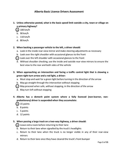 There is a posted guide about the answers for the new Alberta